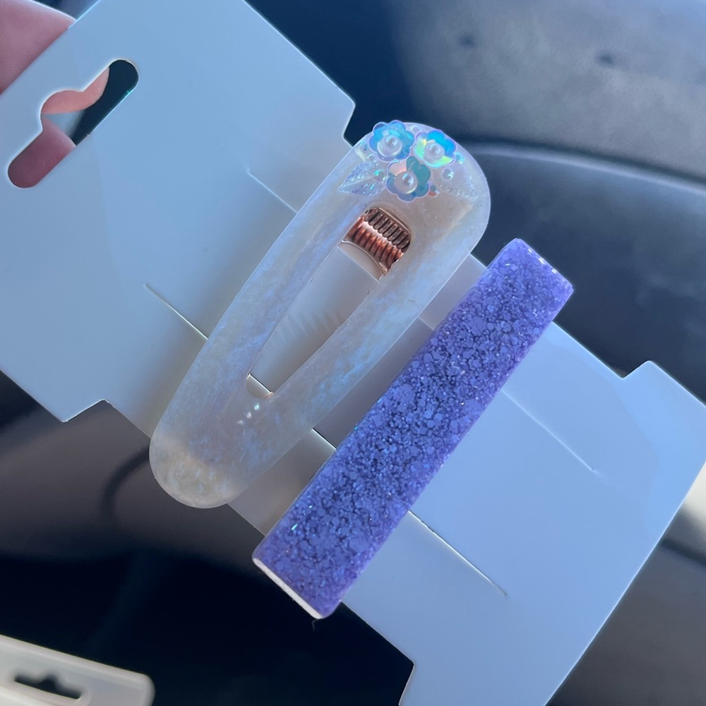 Light Purple Clip Set